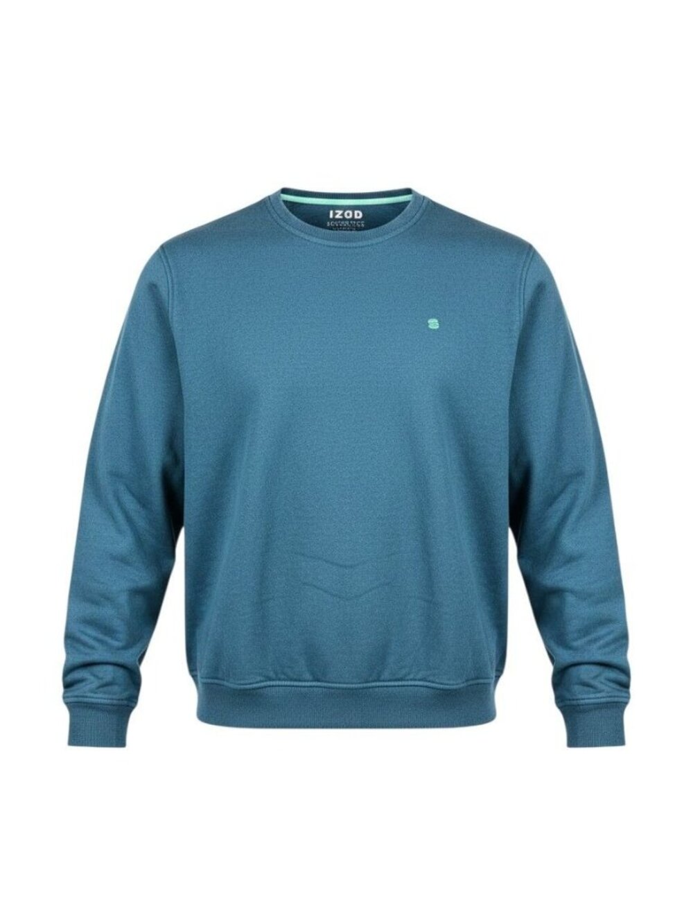 Izod Mens Advantage Performance Stretch Blue Crewneck Sweatshirt XL